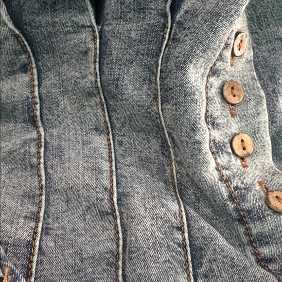 Oli & Hali NWT Acid Wash Tencel Maxi Dress - Picture 4 of 7